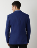 Slim Fit Plain Peaked Lapel Blazer