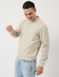 Striped Regular Fit Bomber Jacket