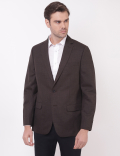 Checks Lapel Collar Blazer