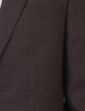 Checks Lapel Collar Blazer