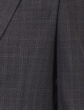 Checks Lapel Collar Blazer