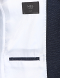 Self Design Lapel Collar Blazer