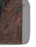 Checks Lapel Collar Blazer