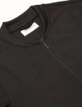 Viscose Mix Plain Stand Collar Jacket