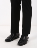 Plain Dark Navy Slim Fit Trouser