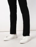 Cotton Mix Plain Regular Fit Jeans