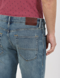 Cotton Mix Plain Slim Fit Jeans