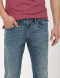 Cotton Mix Plain Slim Fit Jeans