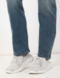 Cotton Mix Plain Regular Fit Jeans