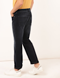 Cotton Mix Plain Regular Fit Jeans