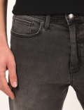 Cotton Mix Plain Regular Fit Jeans