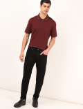 Cotton Mix Plain Regular Fit Jeans