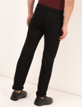 Cotton Mix Plain Regular Fit Jeans