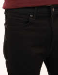 Cotton Mix Plain Regular Fit Jeans