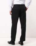 Regular Fit Dobby Texture Trousers
