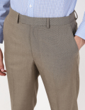 Regular Fancy Texture Trousers
