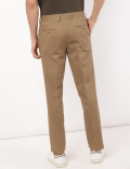 Cotton Mix Plain Slim Fit Trouser