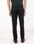 Cotton Mix Plain Slim Fit Trouser
