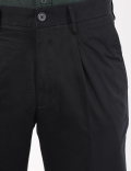 Cotton Mix Plain Slim Fit Trouser