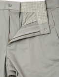 Cotton Mix Plain Regular Fit Trouser