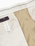 Pure Cotton Textured Slim Fit Trouser