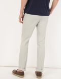 Pure Cotton Textured Slim Fit Trouser