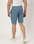 Cotton Mix Plain Regular Fit Shorts