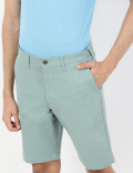 (Cotton Blend) Regular Fit Shorts