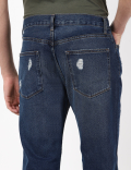 Ripped Jeans Straight Fit