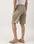 Cotton Mix Plain Regular Fit Shorts