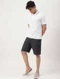Cotton Mix Plain Regular Fit Shorts