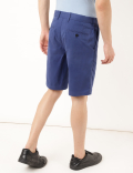 Cotton Mix Plain Regular Fit Shorts