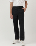 Regular Fit Pure Cotton  Plain Chinos