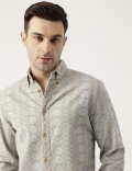Cotton Relaxed Fit Printed Shirt