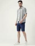 Relaxed Fit Solid Half Sleeves Shirt