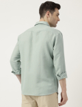 Relaxed Fit Solid Full Sleeves Shirt