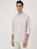 Pure Cotton Button Down Collar Shirt