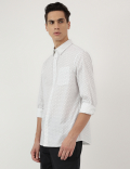 Pure Cotton Button Down Collar Shirt