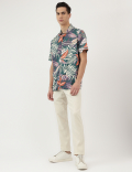 Pure Viscose Tropical Cuban Collar Shirt