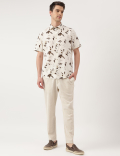 Relaxed Fit Spread Collar Shirt