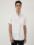 Pure Cotton Stripes Button Down Shirt