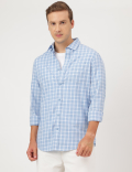 Pure Cotton Spread Collar Shirt