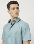 Pure Cotton Ditsy Print Shirt