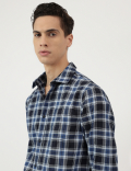 Pure Cotton Spread Collar Shirt