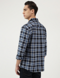 Pure Cotton Spread Collar Shirt