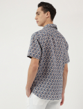 Relaxed Fit Spread Collar Shirt