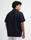 Relaxed Fit Resort Collar Checked Shirt
