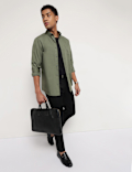 Pure Cotton Button Down Collar Shirt
