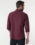 Cotton Rich Button Down Collar Shirt