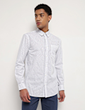 Pure Cotton Button Down Collar Shirt